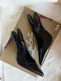 Christian Louboutin Hot Chick Sling Patent Leather Pump