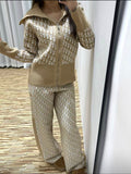 Dior Reversible Zipped Cardigan with Hood Set