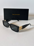 Balenciaga Dynasty Rectangle Sunglasses
