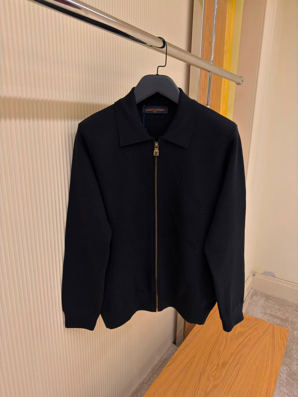 Louis Vuitton LV Blason Embossed Zipped Blouson