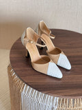 Chanel Pointed-Toe Mary Jane Pumps