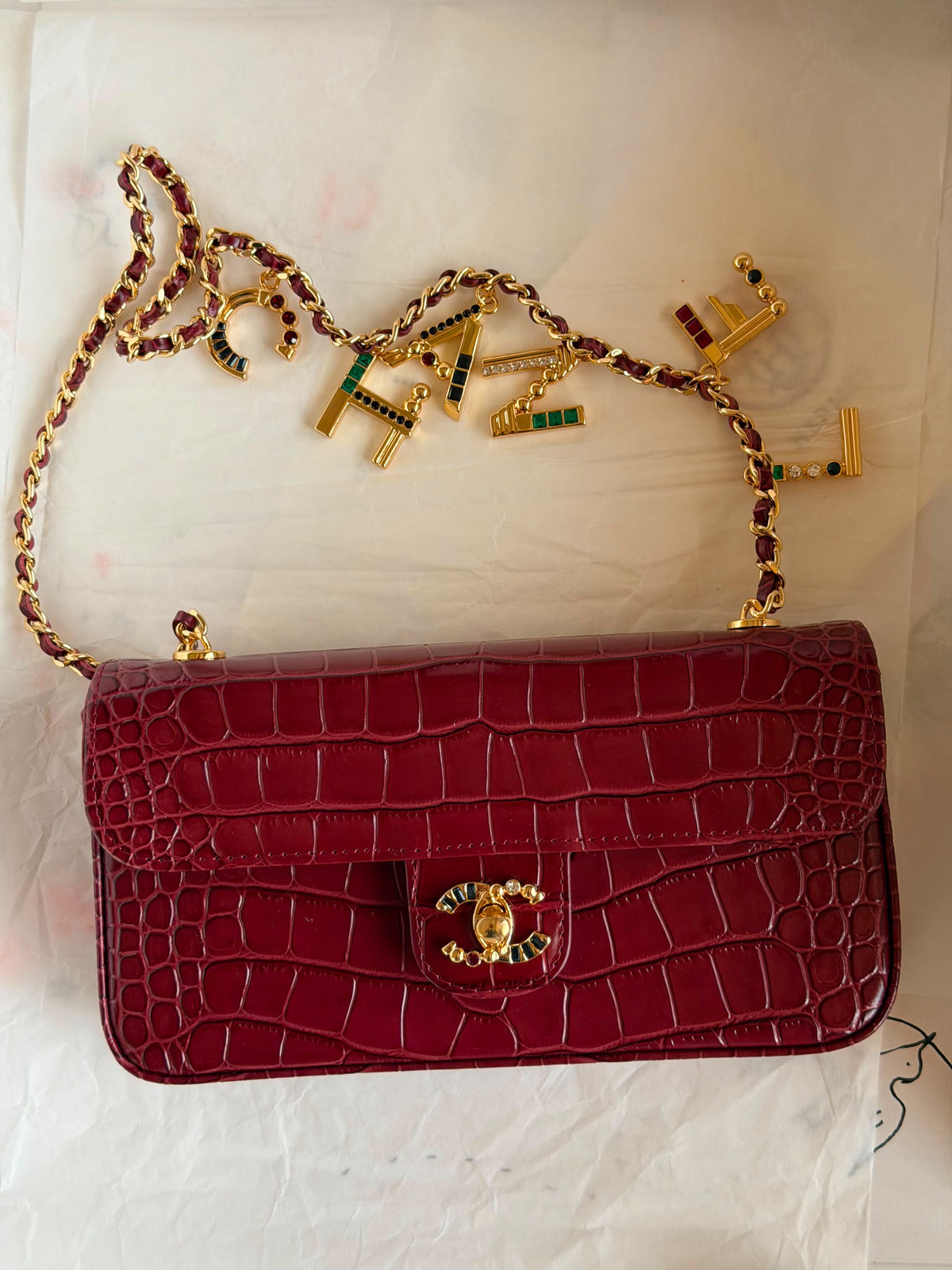 Chanel Fall-Winter 2026 Collection Lettering Charm Small Flap Bag