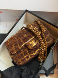 Chanel Sequin Logo Small Flap Bag