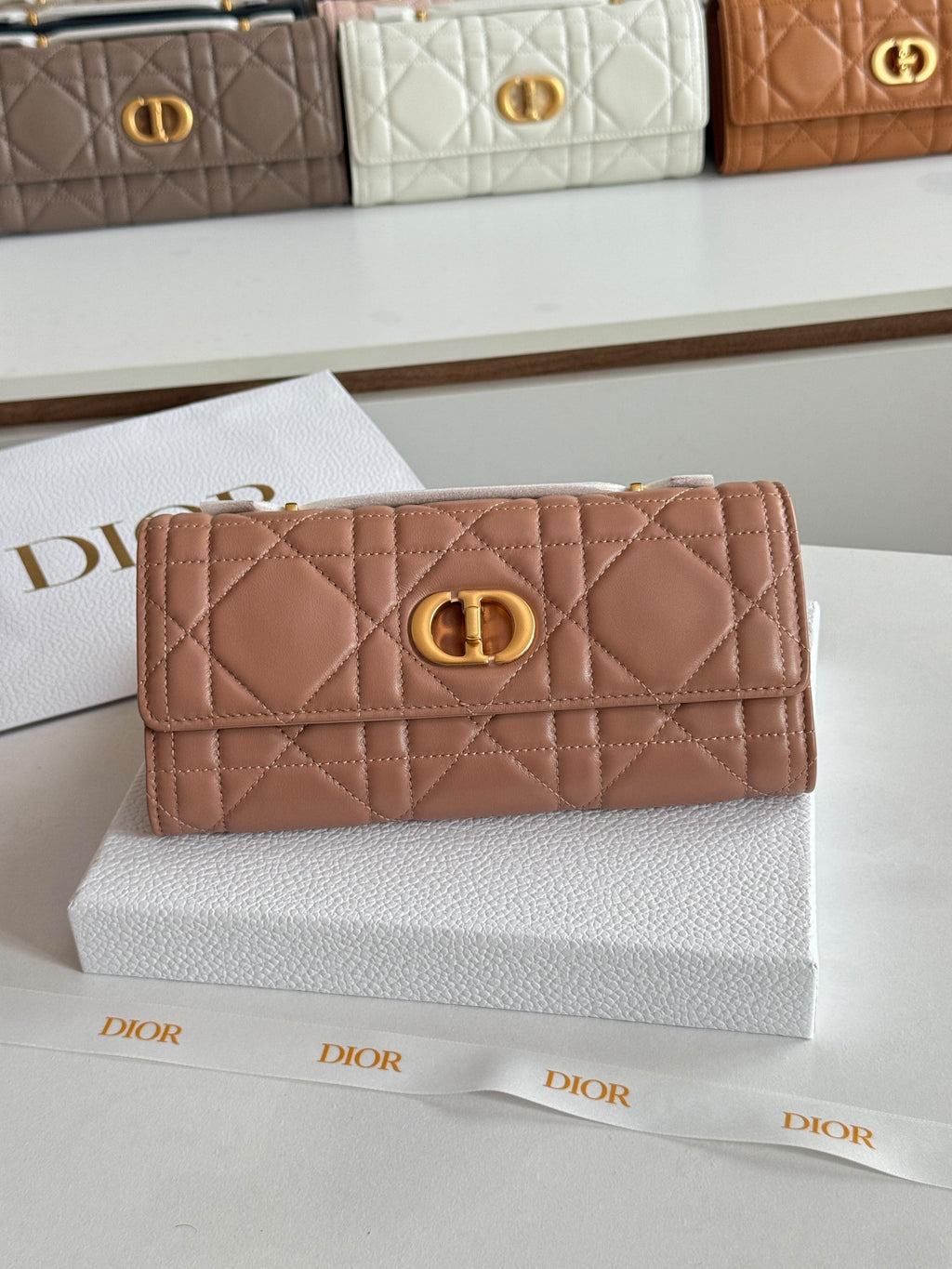 Dior Miss Caro Top Handle Pouch Bag