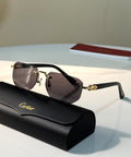 Première de Cartier Wood Sunglasses