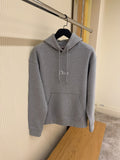 Dior Hooded Sweatshirt with Dior Embroidery