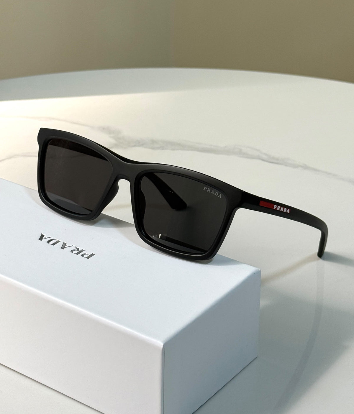 Prada Linea Rossa Square Sunglasses