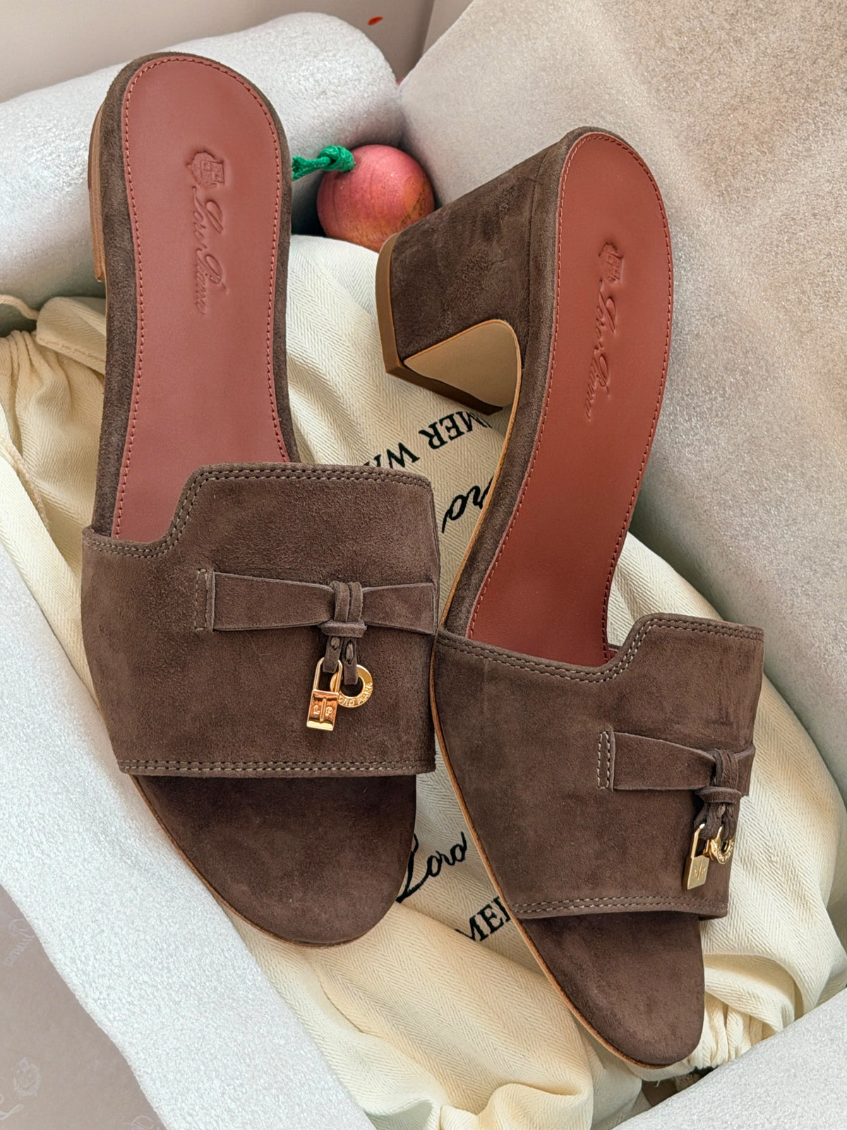 Loro Piana Summer Charms Heeled Sandals