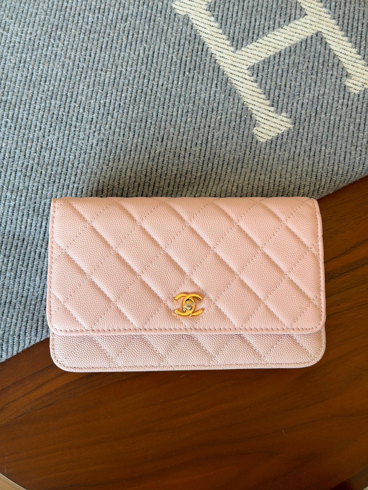 Chanel Classic Wallet on Chain