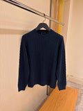 Loro Piana Cedar Cable-Knit Cashmere Crewneck Sweaters