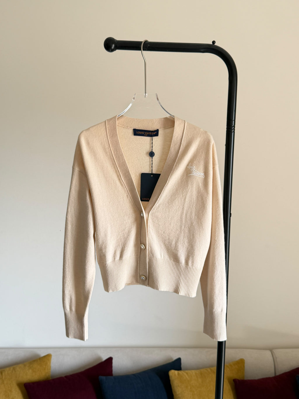 Louis Vuitton Signature Jewel Button Cardigan
