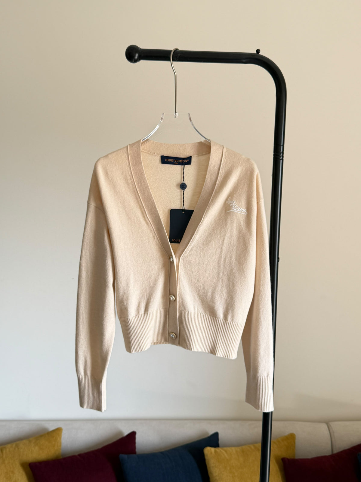 Louis Vuitton Signature Jewel Button Cardigan