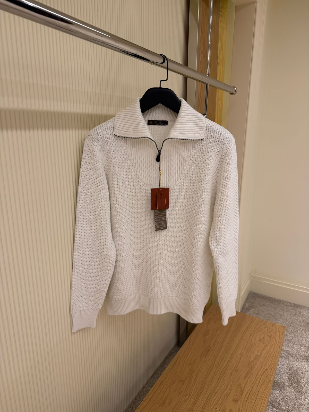 Loro Piana Roadster half-zip sweater
