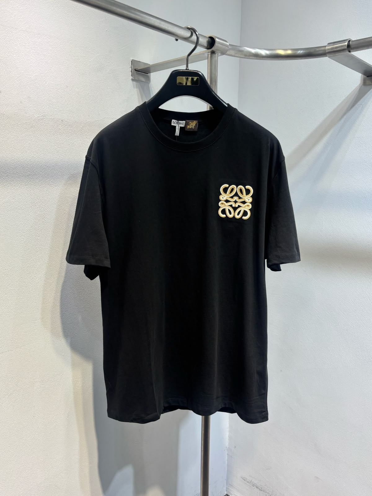 Loewe Anagram-Embroidered Cotton Relaxed Fit T-Shirt