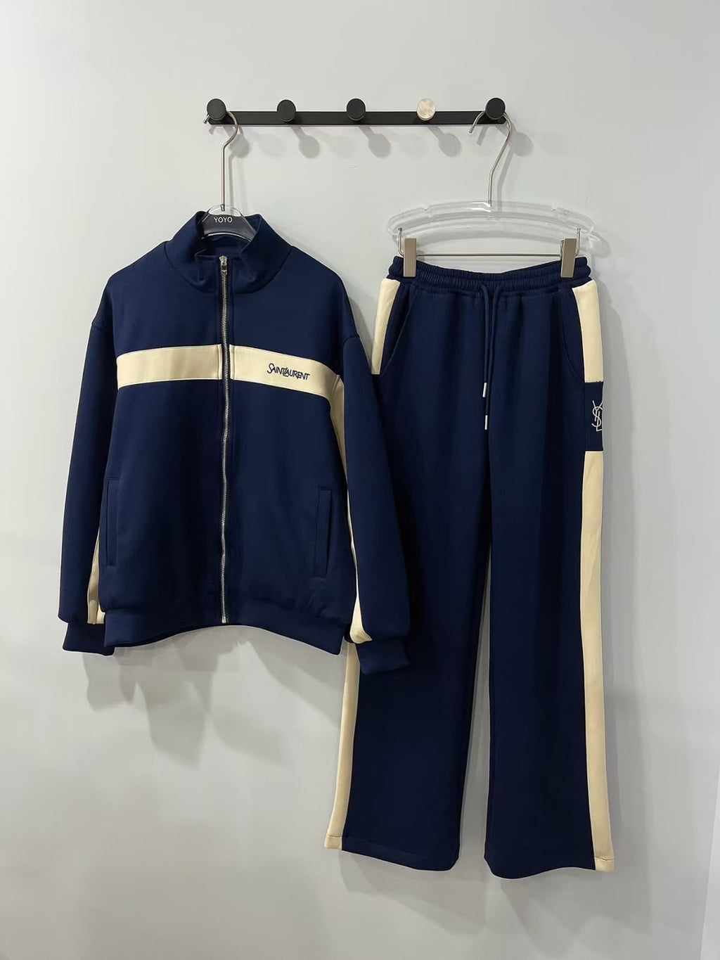 Saint Laurent bi-material technical track set