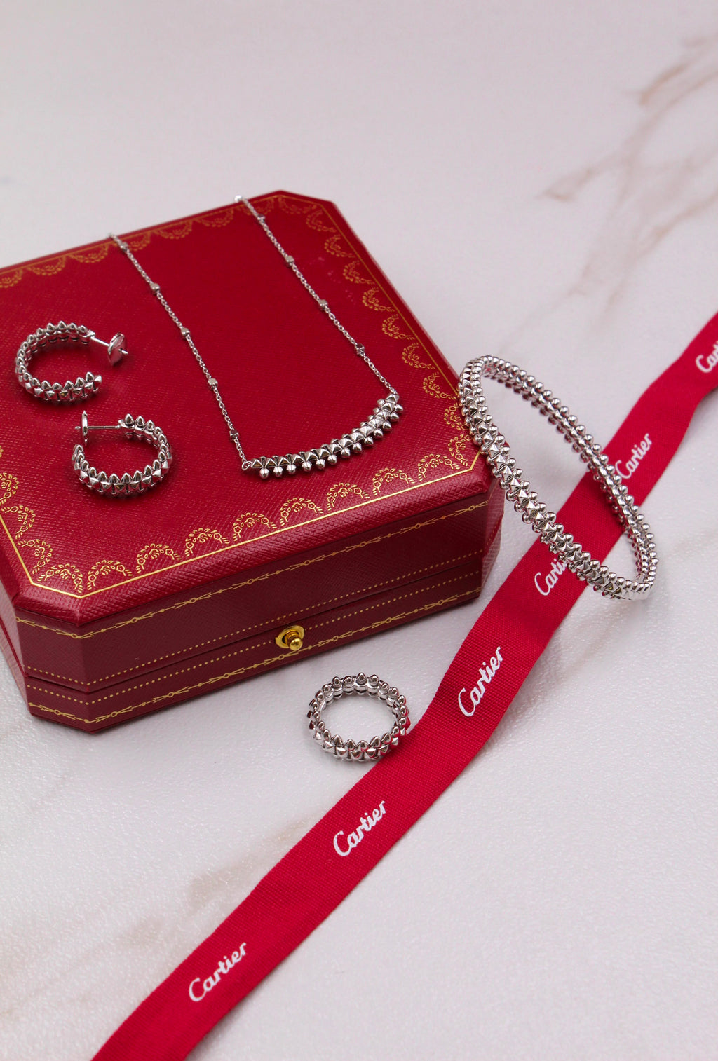 Cartier Clash de Cartier Necklace, earings, Bangle & Ring Full Set