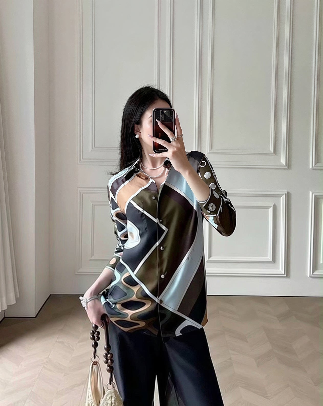 Pucci Fari Print Silk Palazzo Set