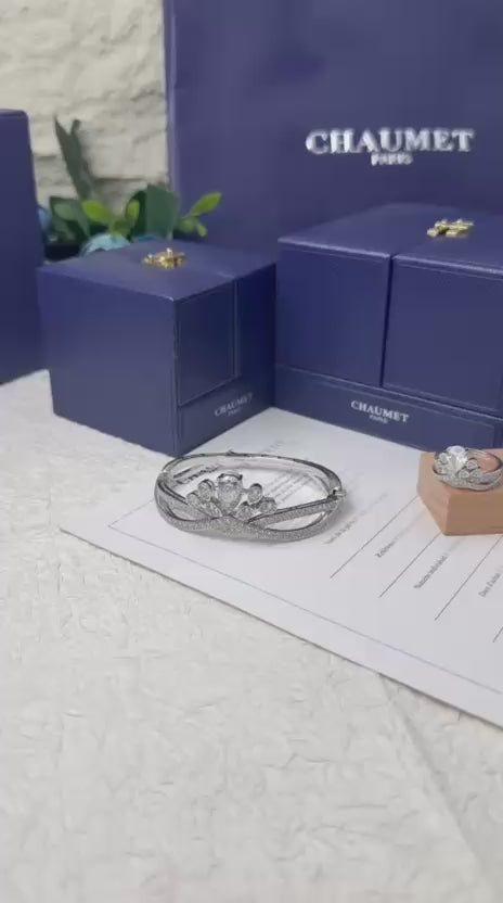 ⁠Chaumet Aigrette Impériale ⁠BANGLE (17cm) & RING