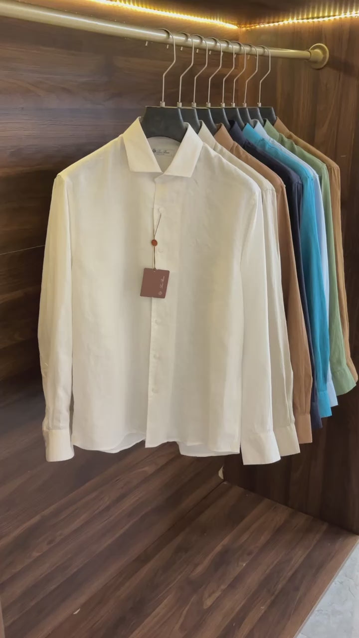 Loro Piana André linen shirt