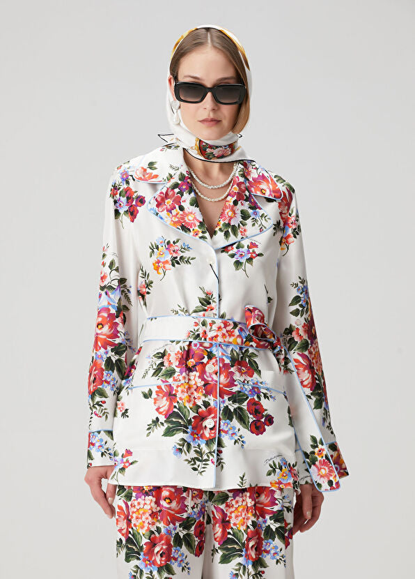 Dolce & Gabbana Flower Bouquet-Print Set