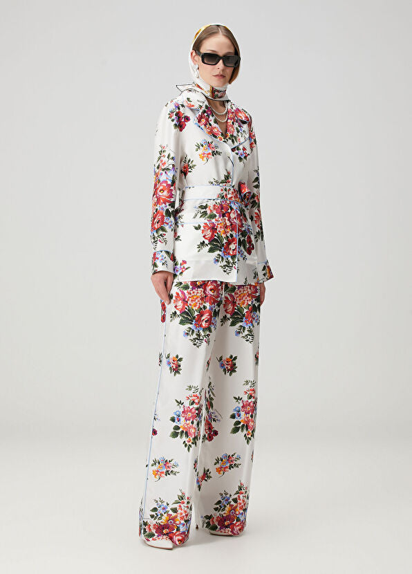 Dolce & Gabbana Flower Bouquet-Print Set